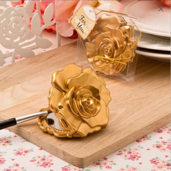 Accessories - NEW 15 Bridesmaid Gifts Favors, Rose Gold Compact Mirror Wedding Bridal …